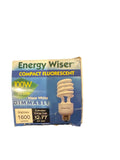 Energy Wiser 23W Dimmable CFL Bulb 100W Eq 1600lm Warm White Spiral E26 by Price Is Right Miami
