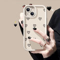 Simple Love Heart Silicone Case for iPhone 17 16 15 14 13 12 11 Pro Max by Merch Section