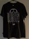 USA Men’s Soccer T-shirt with soccer ball logo Size Large by Vanessa Jane