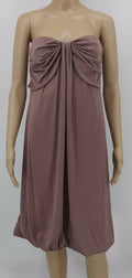 To The Max Lined Strapless Flowy Lightweight Mini Mauve Dress, Size M by Vanessa Jane