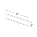 Azar Displays 8.5 W x 2 H Adhesive-back Acrylic Wall Nameplate, 10-Pack by Vanessa Jane