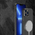 Shockproof Carbon Fiber Texture Phone Case for iPhone 16 15 Pro Max 14 13 12 11 by Merch Section
