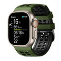 Rugged Sport Strap Silicone Band for Apple Watch Ultra Series 11 10 9 8 7 6 SE by Merch Section