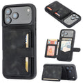 PU Leather Flip Back Wallet Case for iPhone 17 Pro Max Air 16 15 14 13 12 by Merch Section