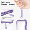 Clear Transparent 3-in-1 Case with Wrist Strap for iPhone 17 Pro Max Air 16 15 14 13 by Merch Section