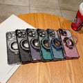 Ring Stand Gradient Glitter Shockproof Phone Case for iPhone 17 Pro Max Air 16 15 14 13 12 by Merch Section