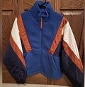 UGG Womens Kieren UGGfluff / Nylon Jacket Fleece/Nylon in Night Sky/Hardwood, Size M by Vanessa Jane