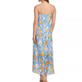 Kensie Women's Maxi Floral Ruffled Trim Dress by Vanessa Jane