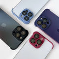 Minimalist Silicone Corner Pads Lens Protect Case for iPhone 17 16 15 14 13 Pro Max by Merch Section