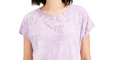 Jm Collection Embroidered Top, Size Small by Vanessa Jane