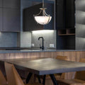 Volume Lighting V4833 Durango 3 Light 14 Wide Pendant Brushed Nickel by Vanessa Jane