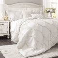LUSH DÉCOR Avon 3-Piece King Comforter Set by Vanessa Jane