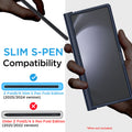 Shockproof Case with Hinge Cover Screen Protector for Samsung Galaxy Z Fold 5 Green by Merch Section