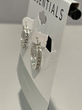 Essentials Small Fine Crystal Small Hoop Earrings by Vanessa Jane