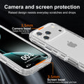 Clear Heavy Duty Shockproof Case for iPhone 17 16 15 Pro Max 14 13 12 11 XS by Merch Section
