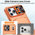 Card Holder Stand Heavy Duty Case with Lens Cover for iPhone 17 Pro Max 16 Pro 15 Pro by Merch Section
