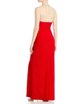 Aqua Rhinestone Halter Evening Gown, Size Medium by Vanessa Jane