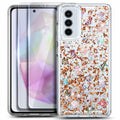 Shockproof Case with Tempered Glass for Samsung Galaxy A25 5G Multicolor by Merch Section
