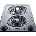 Summit CCE212BL 12-In Wide 2 Burner Induction Coil Cook Top, 115V by Vanessa Jane