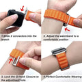 Alpine Loop Nylon Strap for Apple Watch Ultra 49mm Series 11 10 9 8 SE by Merch Section