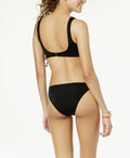 California Waves Juniors Side Lace-Up Bikini Top, Size XS by Vanessa Jane