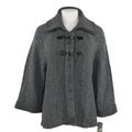 JM Collection Women's Wing-Collar Flyaway Cardigan, Size Medium by Vanessa Jane