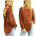Free People Shimmy Shake Oversized Ribbed Tunic Top by Vanessa Jane