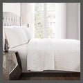 Lush Decor Ava Diamond Oversized Cotton 3 Piece Quilt Set, Size Full/Queen by Vanessa Jane