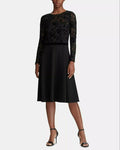 Lauren Ralph Lauren Lace-Bodice Dress, Size 16P by Vanessa Jane
