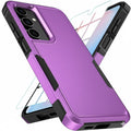 Shockproof Case with Tempered Glass for Samsung Galaxy A16 5G Multicolor by Merch Section