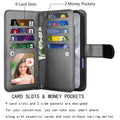 Magnetic Flip Leather Wallet Case for iPhone 17 Pro Max Air 17 Pro Black by Merch Section