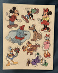vintage walt disney characters sticker sheet by Vanessa Jane