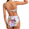 Bar III Printed High-Waist Bikini Bottoms Wild Tropic, Purple, Size XS by Vanessa Jane