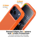 Rugged Shockproof Heavy Duty Hard Cover Case for iPhone 17 Pro 17 Pro Max Orange by Merch Section
