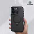 Fiber Texture Ring Stand Magnetic Case for iPhone 17 Pro Max Air 16 15 14 13 12 by Merch Section