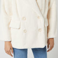 Free People Kate Faux Fur Coat, Size Large by Vanessa Jane