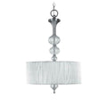 World Imports Bayonne Collection 3-Light Brushed Nickel Inverted Hanging Pendant by Vanessa Jane