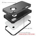 Shockproof Heavy Duty Hard Cover Case for iPhone X XR XS Max Clear by Merch Section