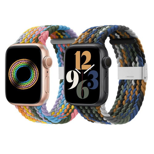 Braided Bracelet Band for Apple Watch Series 9 8 7 6 5 4 3 2 1 SE by Merch Section