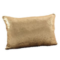Sirun Collection Sequin Mermaid Design Poly Filled Throw Pillow by Vanessa Jane