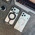 Rotatable Ring Stand Metal Bumper Case for iPhone 17 Pro Max 16 15 14 13 Pro Max by Merch Section