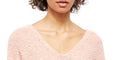 Free People Womens Coral Knit Dolman Sleeve V Neck Sweater, Size Large by Vanessa Jane