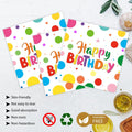 LeZakaa Birthday Paper Plates Set 50pcs 7 & 9 Inch Happy Birthday Balloon by Deal US