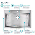 Elkay Crosstown Undermount Single Basin Stainless Steel Kitchen Sink by Vanessa Jane