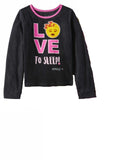 Emoji Girls Fleece Pajama Top, Size 10 by Vanessa Jane