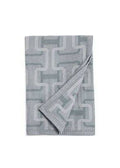 Hudson Park Collection Lambswool/Cashmere Interlocking Jacquard Throw by Vanessa Jane