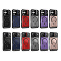 Magnetic Stand MagSafe Case with Lens Cover for iPhone 17 Pro Max 16 15 14 13 12 11 by Merch Section