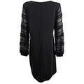 Alfani Womens Black Shimmer Shift Party Cocktail Dress, Size Small by Vanessa Jane