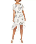 Adrianna Papell Chiffon-Overlay Dress by Vanessa Jane