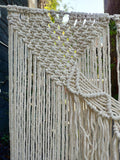 Riseon Large 71 W x 86 L Handmade Macrame Wedding Backdrop, Macrame Wedding Arch by Vanessa Jane